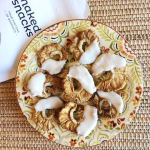 white chocolate dipped maui pineapple rings
