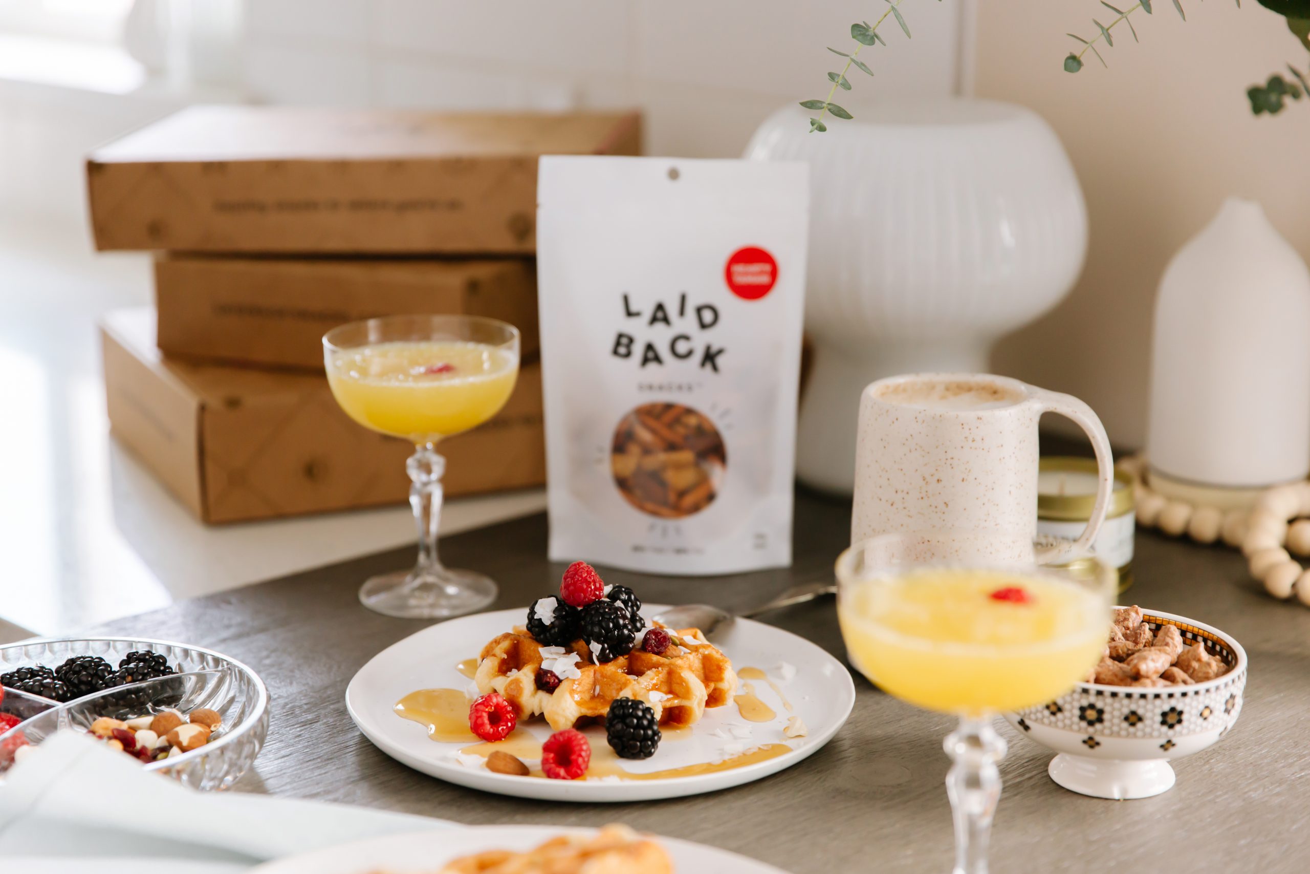 Laid Back Snacks Brunch Idea for Mother's Day