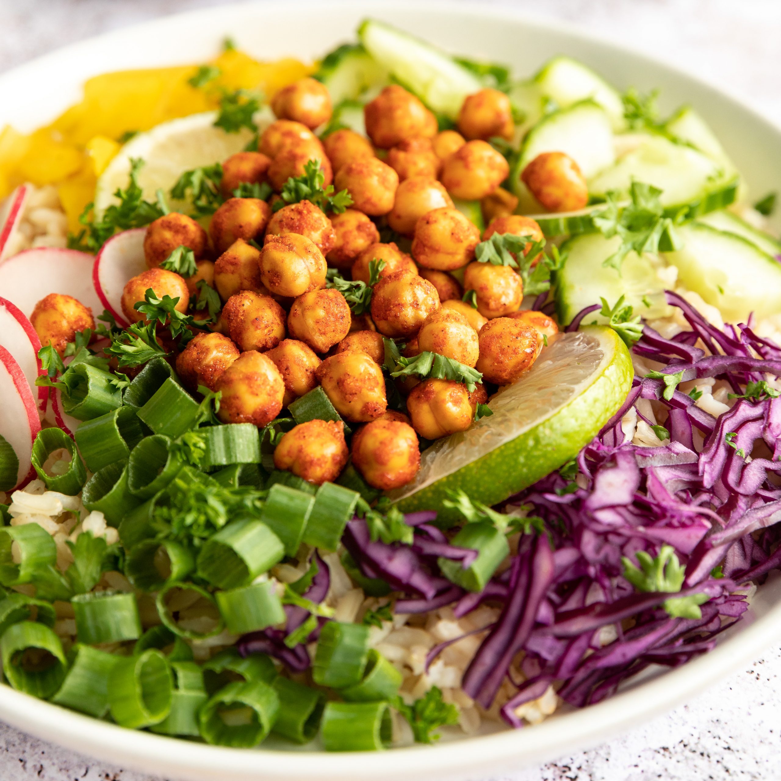 Laid Back Snacks Roasted Chickpea bowl